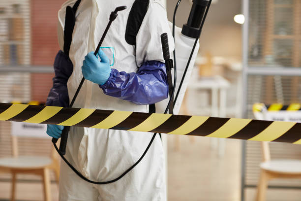 Professional Biohazard Cleanup technician working in Dawsonville, GA